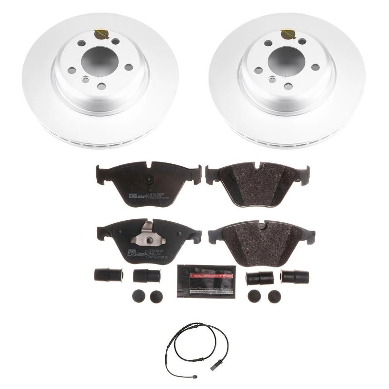 Power Stop 14-16 BMW 528i Front Euro-Stop Brake Kit PowerStop