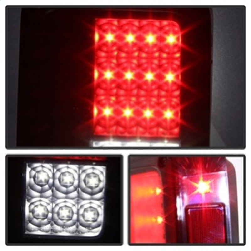 Spyder Jeep Wrangler 07-15 LED Tail Lights Black Smoke ALT-YD-JWA07-LED-BSM SPYDER