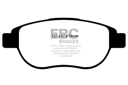 EBC Ultimax2 Front Brake Pads - UD1618 EBC