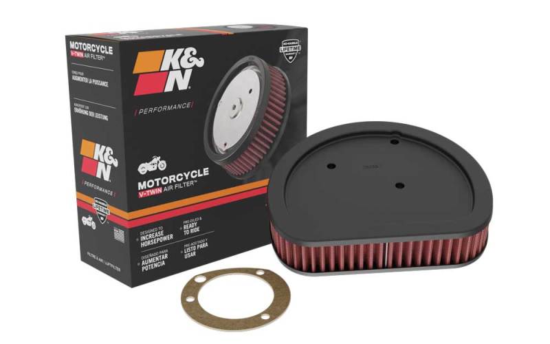 K&N Replacement Air Filter 1.625in H for Harley Davidson K&N Engineering