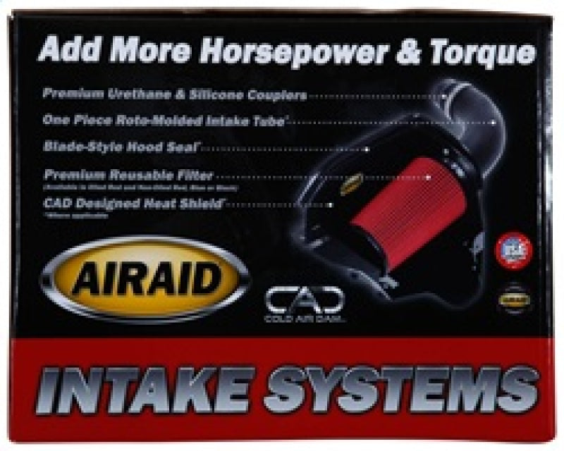 Airaid 17-18 GMC Sierra/Yukon V8-6.2L F/I Jr Intake Kit - Oiled / Red Media