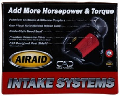 Airaid 05-10 Jeep Grand Cherokee 5.7L / 06-10 SRT8 CAD Intake System w/o Tube (Oiled / Red Media)