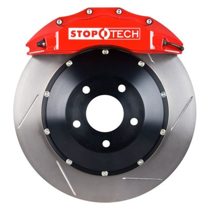 StopTech 08-11 Porsche 911 GT2 Front BBK ST-60 Caliper Red / 2pc Slotted 380x32mm Rotor Stoptech