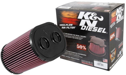 K&N 2017 Ford F250 Super Duty V8-6.7L DSL Replacement Drop In Air Filter K&N Engineering