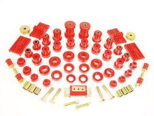 Prothane Total Vehicle Suspension Bushing Kit for 1974–79 Camaro/Firebird, Red – 7-2005