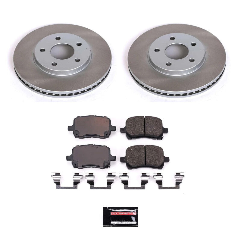 Power Stop 08-11 Chevrolet HHR Front Semi-Coated Rotor Kit PowerStop