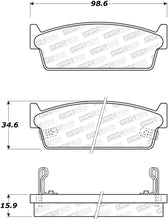 Load image into Gallery viewer, StopTech Premium Ceramic Brake Pads - 308.04790