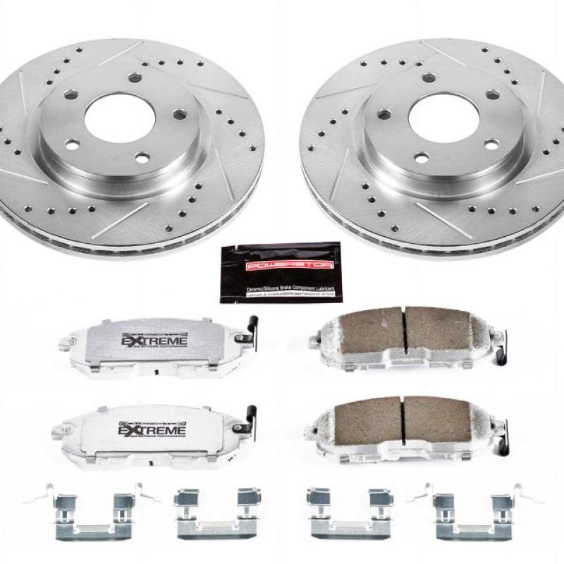 Power Stop 13-18 Nissan Sentra Front Z26 Street Warrior Brake Kit PowerStop