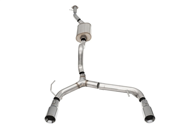 Corsa port / 2.75 in Cat-Back DRE 4.0 in Single Tips | 2021-23 Ford Bronco 2.3L Turbo (4-Door) CORSA Performance