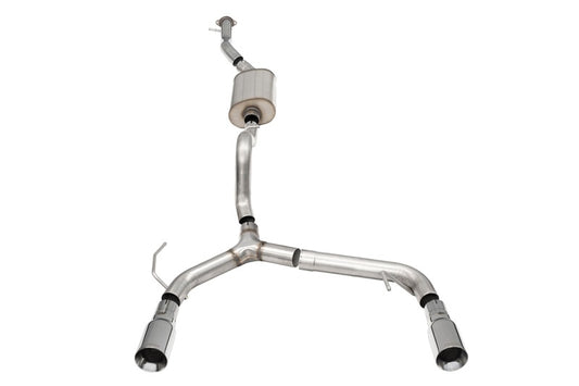 Corsa port / 2.75 in Cat-Back DRE 4.0 in Single Tips | 2021-23 Ford Bronco 2.3L Turbo (4-Door) CORSA Performance