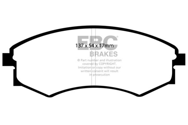 EBC YellowStuff Front Brake Pads - DP41358R