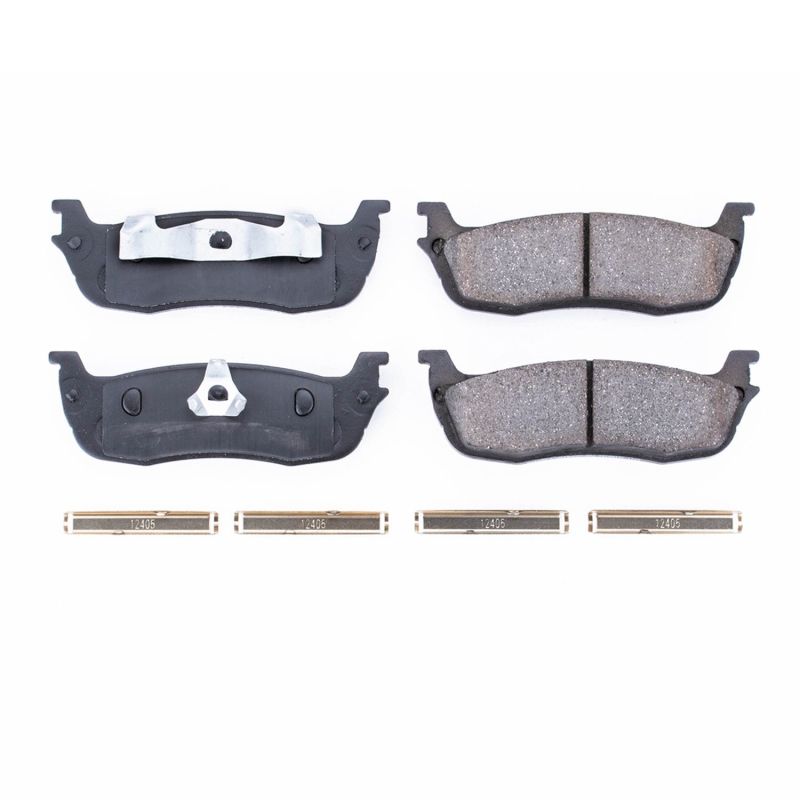 Power Stop 97-02 Ford Expedition Rear Z17 Evolution Ceramic Brake Pads w/Hardware PowerStop