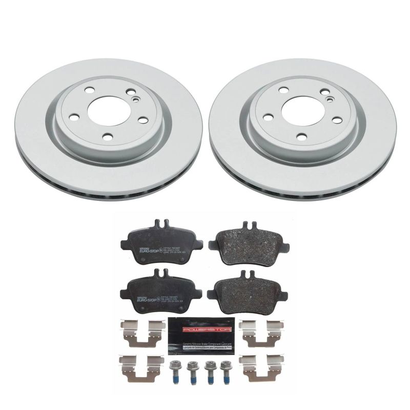 Power Stop 14-19 Mercedes-Benz CLA250 Rear Euro-Stop Brake Kit PowerStop