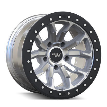 Dirty Life 9303 DT-1 17x9 / 5x127 BP / -12mm Offset / 78.1mm Hub Machined Wheel