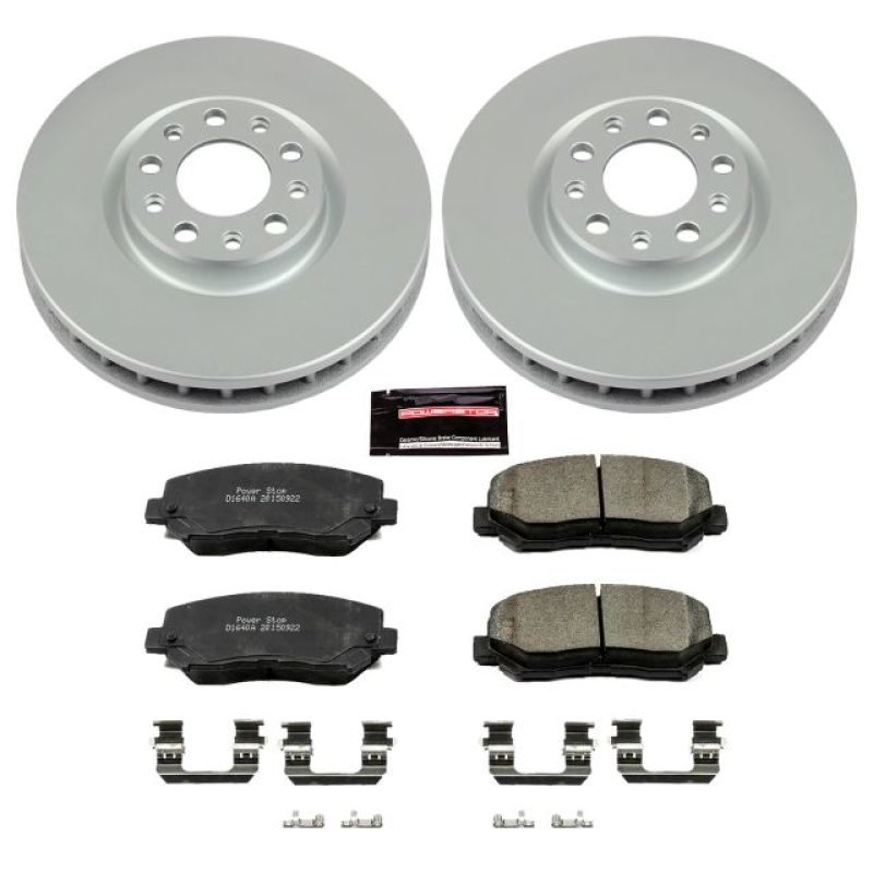 Power Stop 15-17 Chrysler 200 Front Z17 Evolution Geomet Coated Brake Kit PowerStop