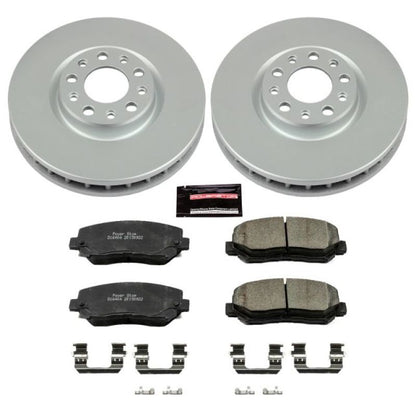 Power Stop 15-17 Chrysler 200 Front Z17 Evolution Geomet Coated Brake Kit PowerStop