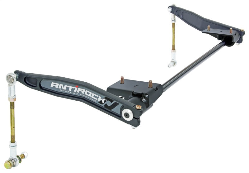 RockJock JL/JT Antirock Sway Bar Kit Front Forged Arms Steel Brackets Heavy 1in Bar RockJock