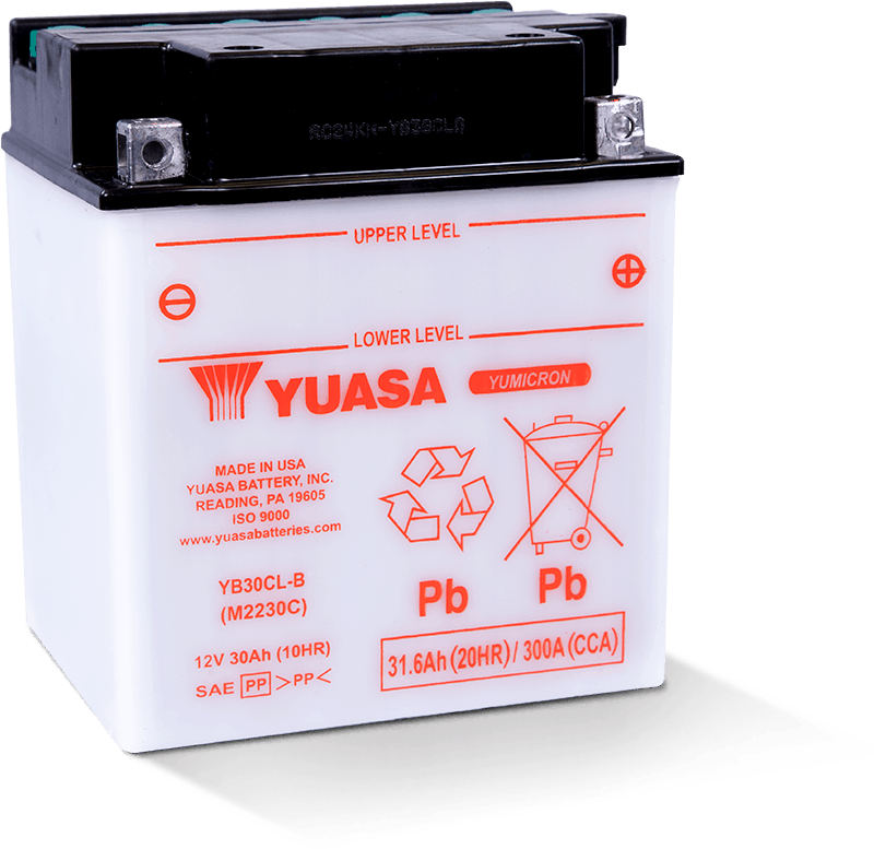 Yuasa YB30CL-B Yumicron CX 12 Volt Battery Yuasa Battery