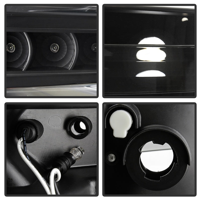 Spyder Signature Ford F250/350/450 Super Duty 08-10 Projector Headlights (PRO-YD-FS08-HL-BKV2) SPYDER