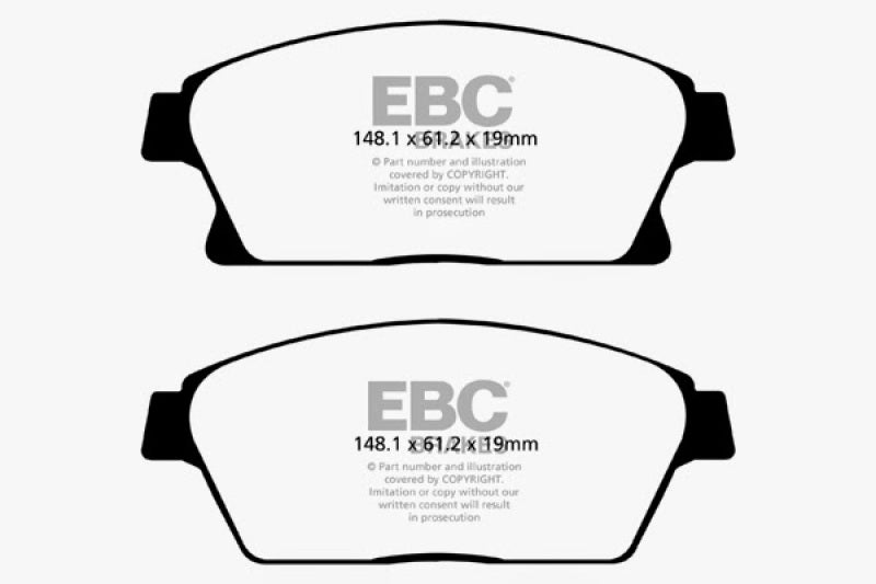 EBC GreenStuff Front Brake Pads - DP22067