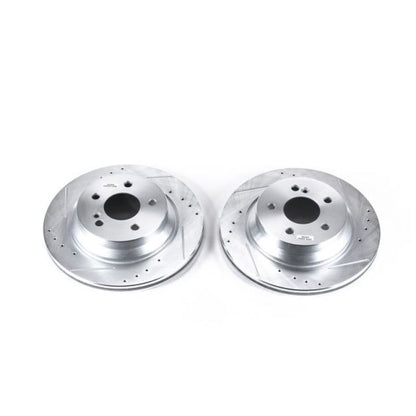 Power Stop 15-18 Mercedes-Benz CLS400 Rear Evolution Drilled & Slotted Rotors - Pair PowerStop