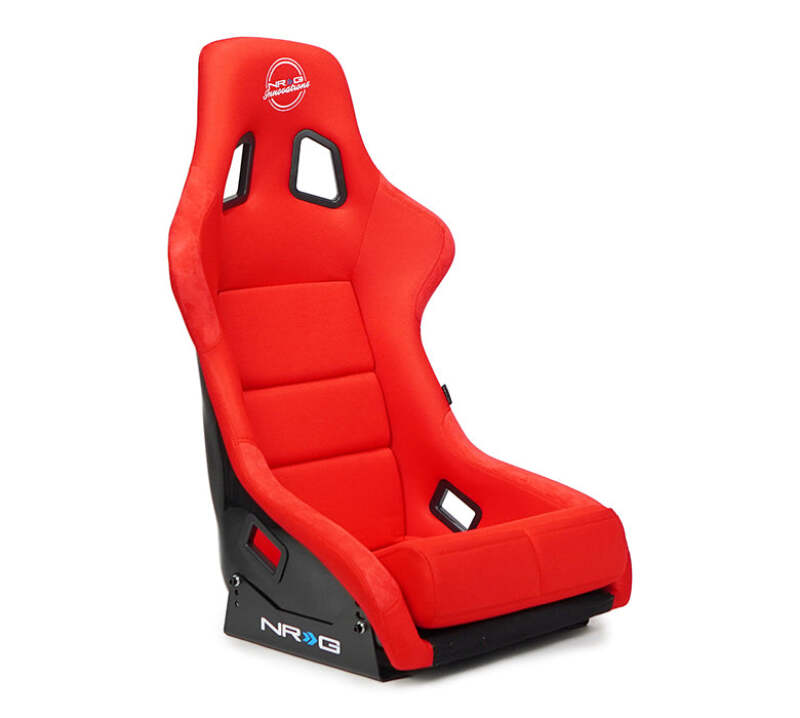 NRG Innovations Fiberglass Bucket Seat - XL - Red – FRP-304RD-NRG