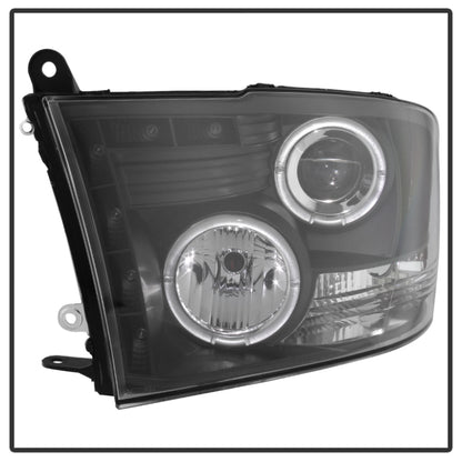 Spyder Dodge Ram 1500 09-14 10-14 Projector Headlights Halogen- LED Halo LED - Blk PRO-YD-DR09-HL-BK SPYDER