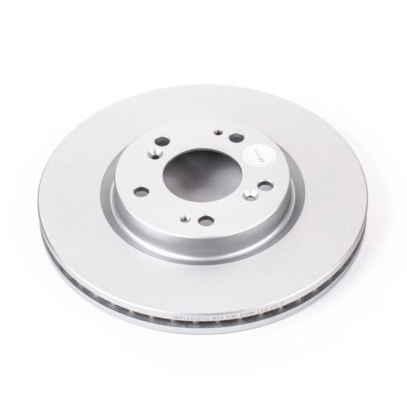 Power Stop 06-12 Mitsubishi Eclipse Front Evolution Geomet Coated Rotor PowerStop