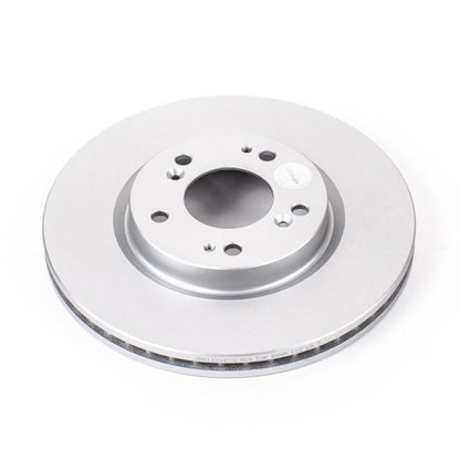 Power Stop 06-12 Mitsubishi Eclipse Front Evolution Geomet Coated Rotor PowerStop