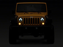 Load image into Gallery viewer, Raxiom 07-18 Jeep Wrangler JK 7-In LED Headlights- Chrome Housing (Clear Lens)