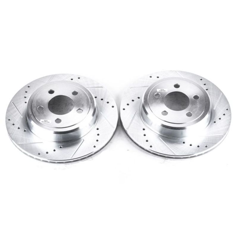 Power Stop 05-19 Chrysler 300 Rear Evolution Drilled & Slotted Rotors - Pair PowerStop
