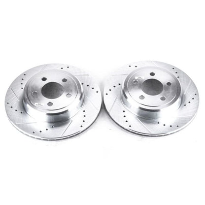 Power Stop 05-19 Chrysler 300 Rear Evolution Drilled & Slotted Rotors - Pair PowerStop