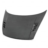 Seibon MGII-style carbon fiber hood for 2006-2011 Honda Civic 4DR - HD0607HDCV4D-MGII