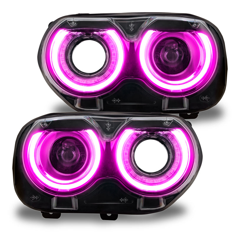 Oracle 15-21 Dodge Challenger RGB+W Headlight DRL Upgrade Kit - ColorSHIFT ORACLE Lighting