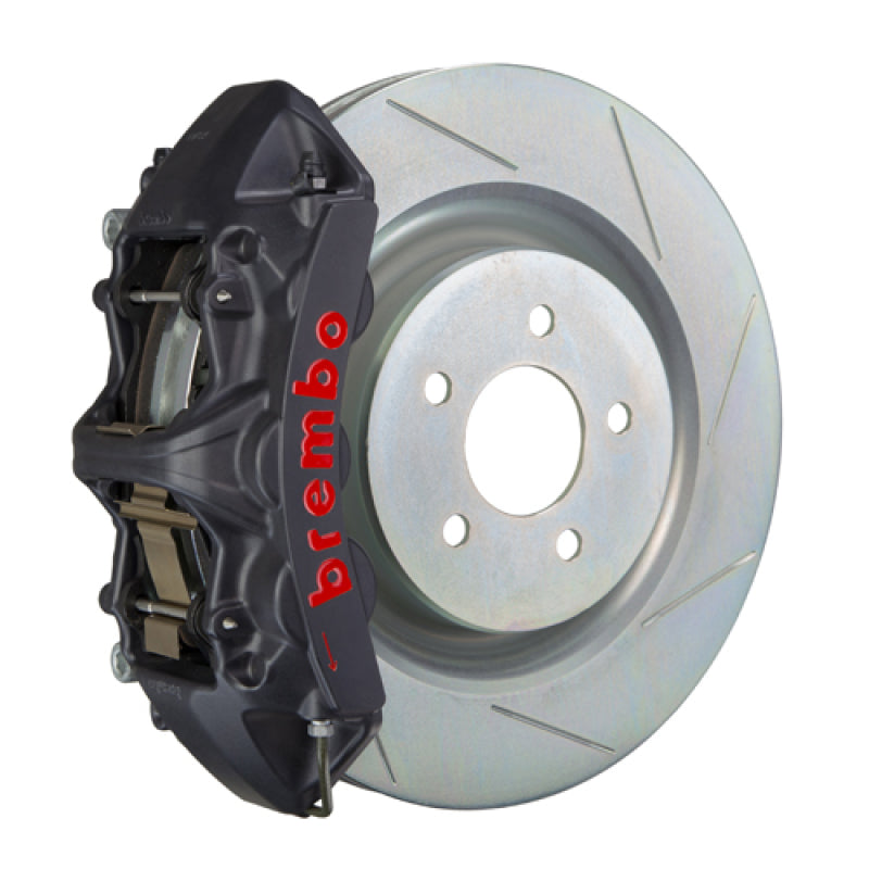 Brembo 10-15 Camaro V6 Front GTS BBK 6 Piston Cast 355x32 1pc Rotor Slotted Type-1-Black HA Brembo