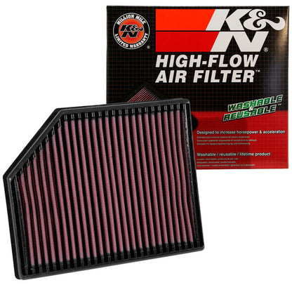 K&N 16-17 Volvo V90 II L4-2.0L DSL Drop In Replacement Air Filter K&N Engineering