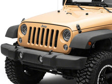 Load image into Gallery viewer, Raxiom 07-18 Jeep Wrangler JK Axial Spider LED Headlights w/Angel Eye Halo- Blk Housing (Clear Lens)