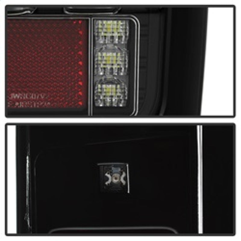 Spyder 07-16 Jeep Wrangler Version 2 Light Bar LED Tail Lights - Black (ALT-YD-JWA07V2-LBLED-BK) SPYDER