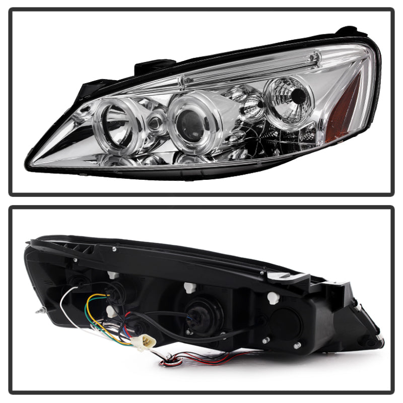 Spyder Pontiac G6 2/4DR 05-08 Projector Headlights LED Halo LED Chrm PRO-YD-PG605-HL-C SPYDER