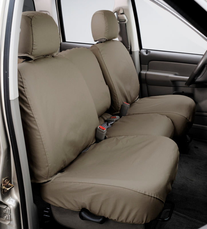 Covercraft 09-10 Ford F150 Polycotton SeatSaver Custom Front Row Seat Covers - Wet Sand
