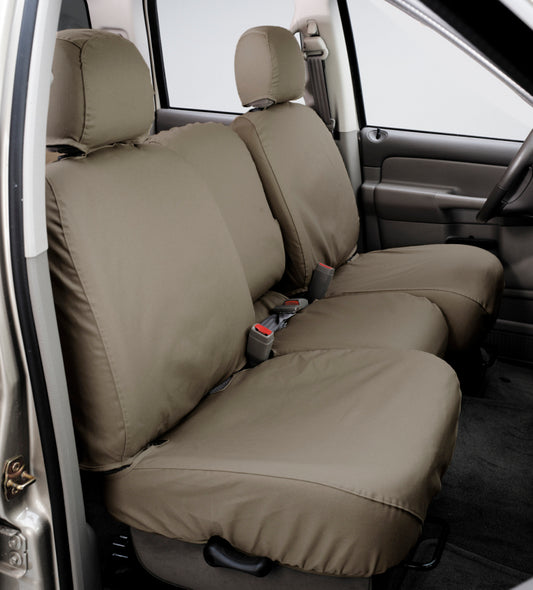 Covercraft 07-08 Ford Expedition Polycotton SeatSaver Custom Front Row Seat Covers - Wet Sand