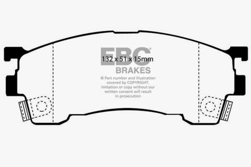 EBC YellowStuff Front Brake Pads - DP4971R EBC