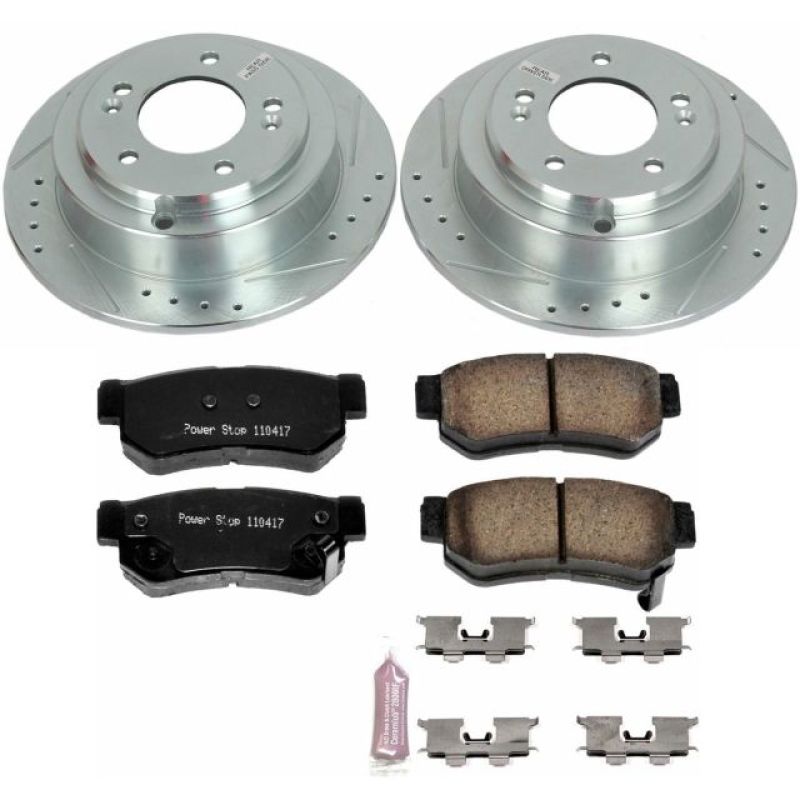 Power Stop 04-06 Kia Amanti Rear Z23 Evolution Sport Brake Kit PowerStop