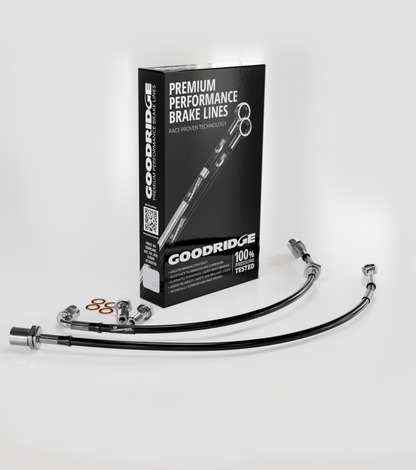 Goodridge 16-18 BMW M4 Stainless Steel Front Brake Lines Goodridge