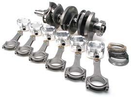 Brian Crower Nissan VQ35HR Stroker Kit 86.4mm Billet Crank Sportsman Rods 5.974in Unbalanced Pistons - BC0228U