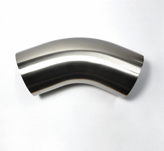 Stainless Bros 2.0in Diameter 1.5D/3in CLR 45° Bend Leg Mandrel Bend