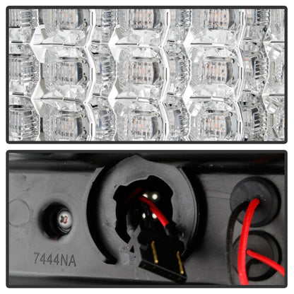 Spyder 18-19 Ford F-150 Proj Headlights - Halogen Model - LED Seq Turn - Blk PRO-YD-FF15018-LBSEQ-BK SPYDER