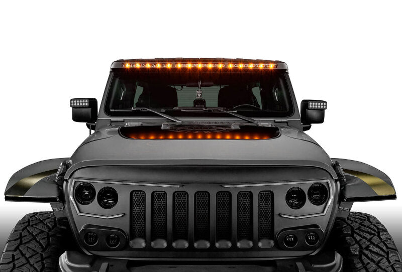 Oracle Jeep Wrangler JL/Gladiator JT Integrated Windhsiled LED Light Bar System ORACLE Lighting