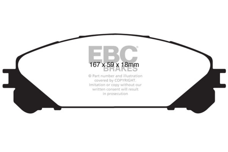 EBC GreenStuff Front Brake Pads - DP21837