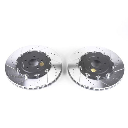 Power Stop 09-11 Nissan GT-R Front Evolution Drilled & Slotted Rotors - Pair PowerStop